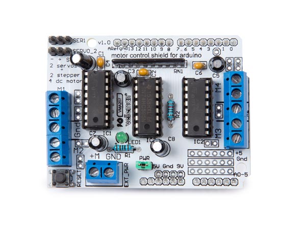 L293D MOTOR DRIVE EXPANSION SHIELD FOR ARDUINO®
