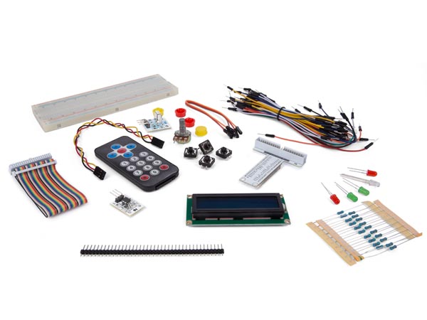 ELECTRONIC PARTS PACK FOR RASPBERRY PI®