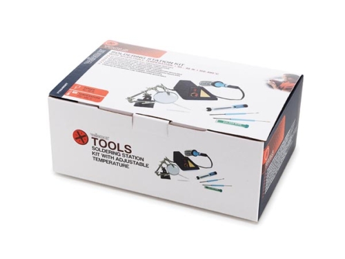 SOLDERING STATION KIT WITH ADJUSTABLE TEMPERATURE : 40 - 48 W - 150 - 480 °C